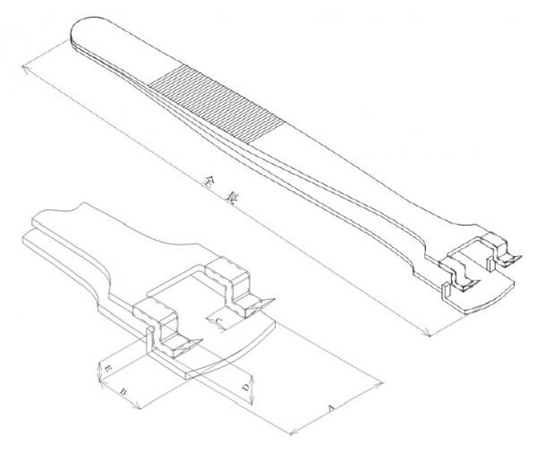 ウェハー用ピンセット図