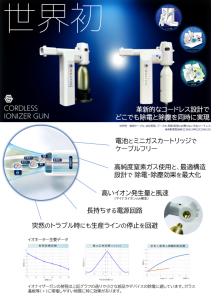 コードレスイオナイザーガン イオネーターカタログ表紙